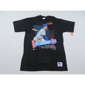 90s Ryne Sandberg Chicago Cubs Nutmeg Black Shirt Sz XL New